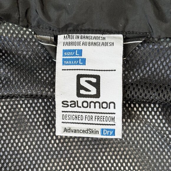 Salomon Advanced Skin Dry Mens Jacket L Gorpcore Outdoor Waterproof Hooded Tech - Picture 10 of 16